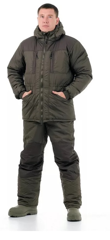 Костюм ЛЕСНОЙ плащевая ткань, хаки, горка, t -45С, КВЕСТ