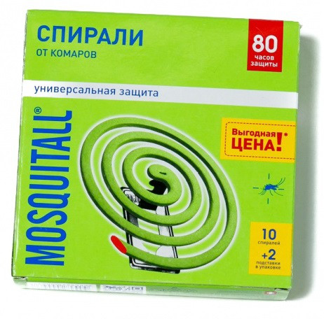 Спирали от комаров, 10шт