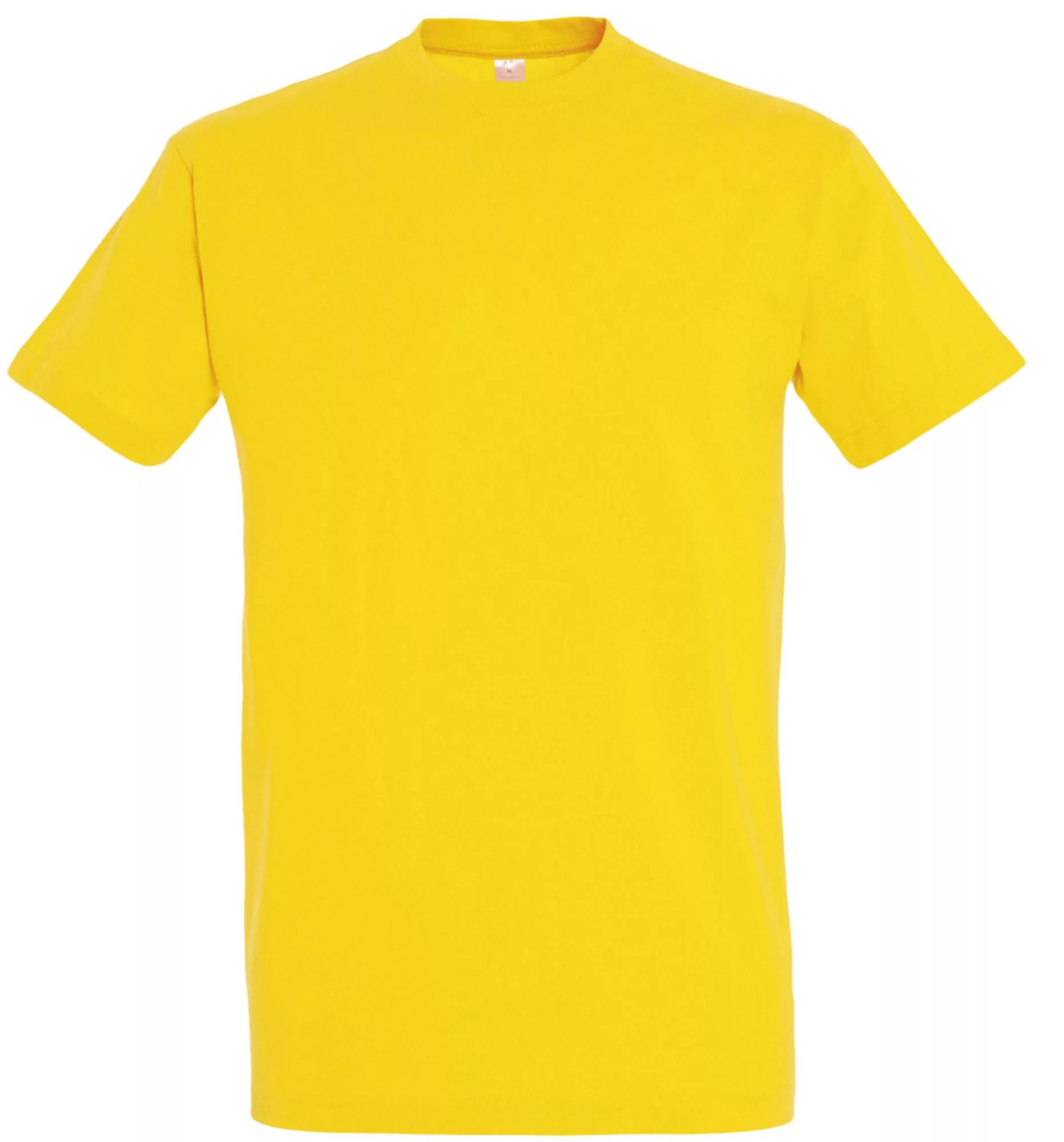 Футболка желтая 100% хлопок (M - XXL)