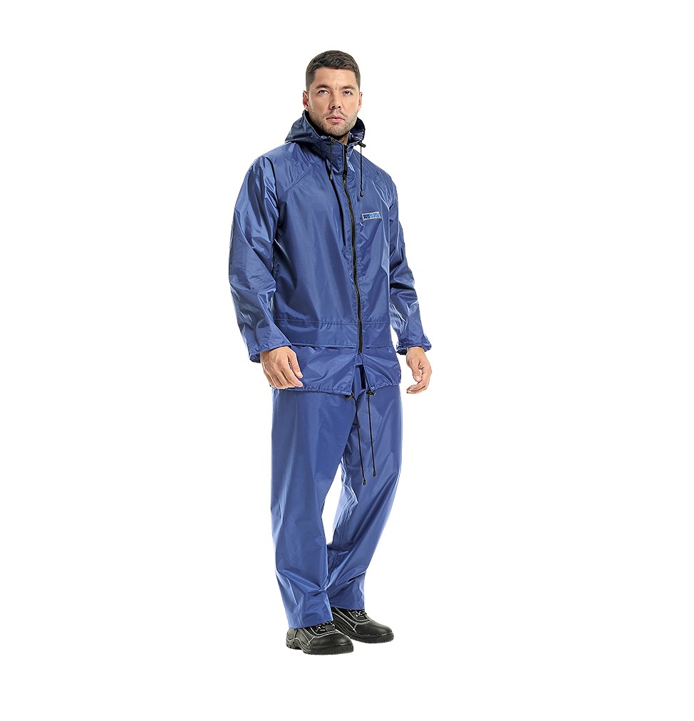 Костюм ПОСЕЙДОН синий  (WATERPROOF line) , усиленная прорезиненная ткань